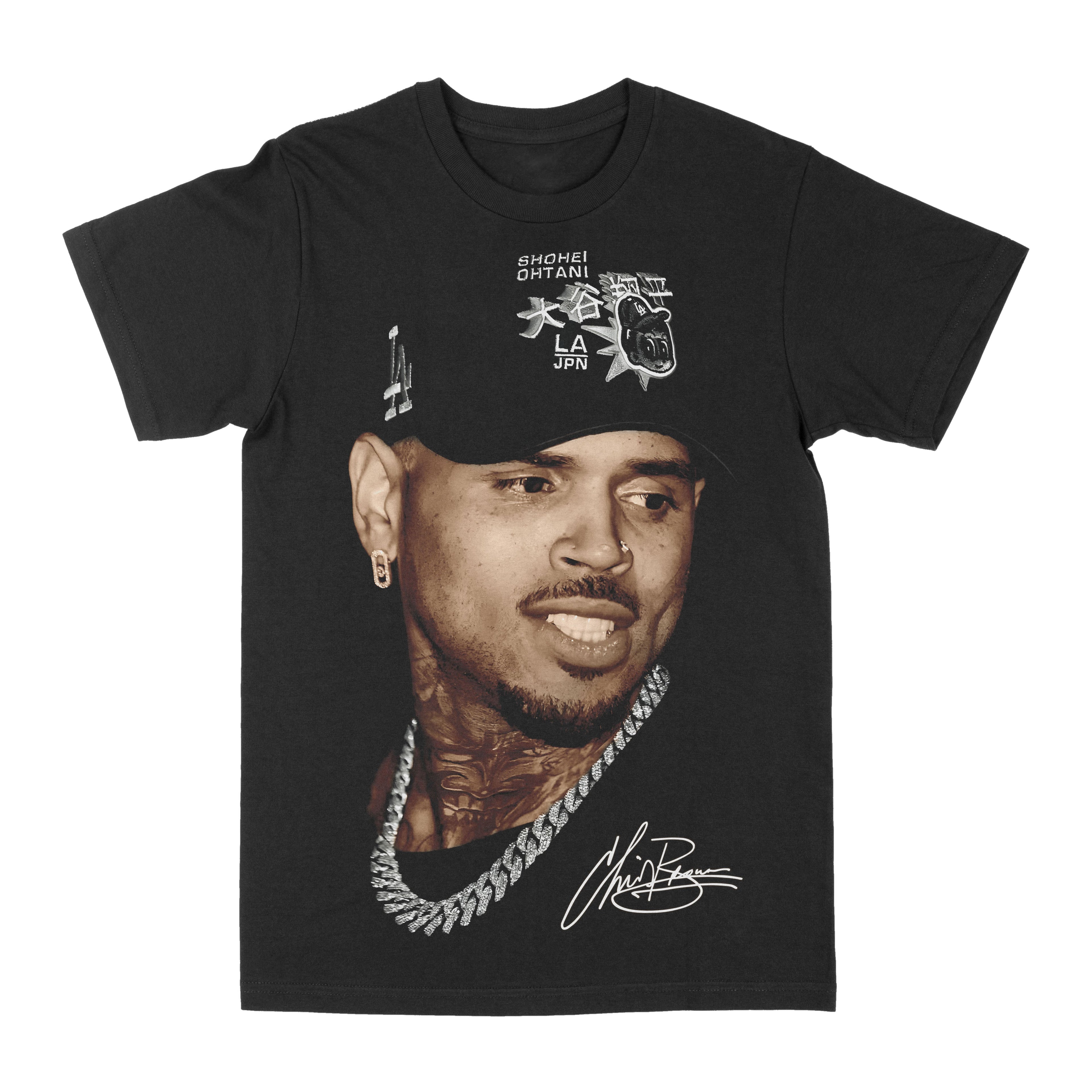 Chris Brown "Breezy Bowl Big Face" Graphic Tee