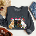 Christmas Dogs Labrador Santa Claus For Dog Lovers And Pet Parents Festive Seasonal Sweatshirt