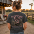 Country Girl Tractor Comfort Colors T-Shirt – Rooted in the South Graphic Tee by Back Porch Apparel