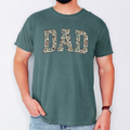 Dad's Camo Classic Old School Camouflage Outdoorsman Tribute For Fathers Husbands Brothers And Dads Comfort Colors Tee