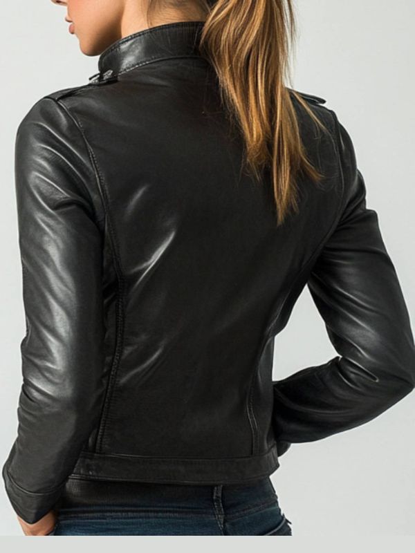 Daisy Leather Black Jacket – Women’s Leather Jacket