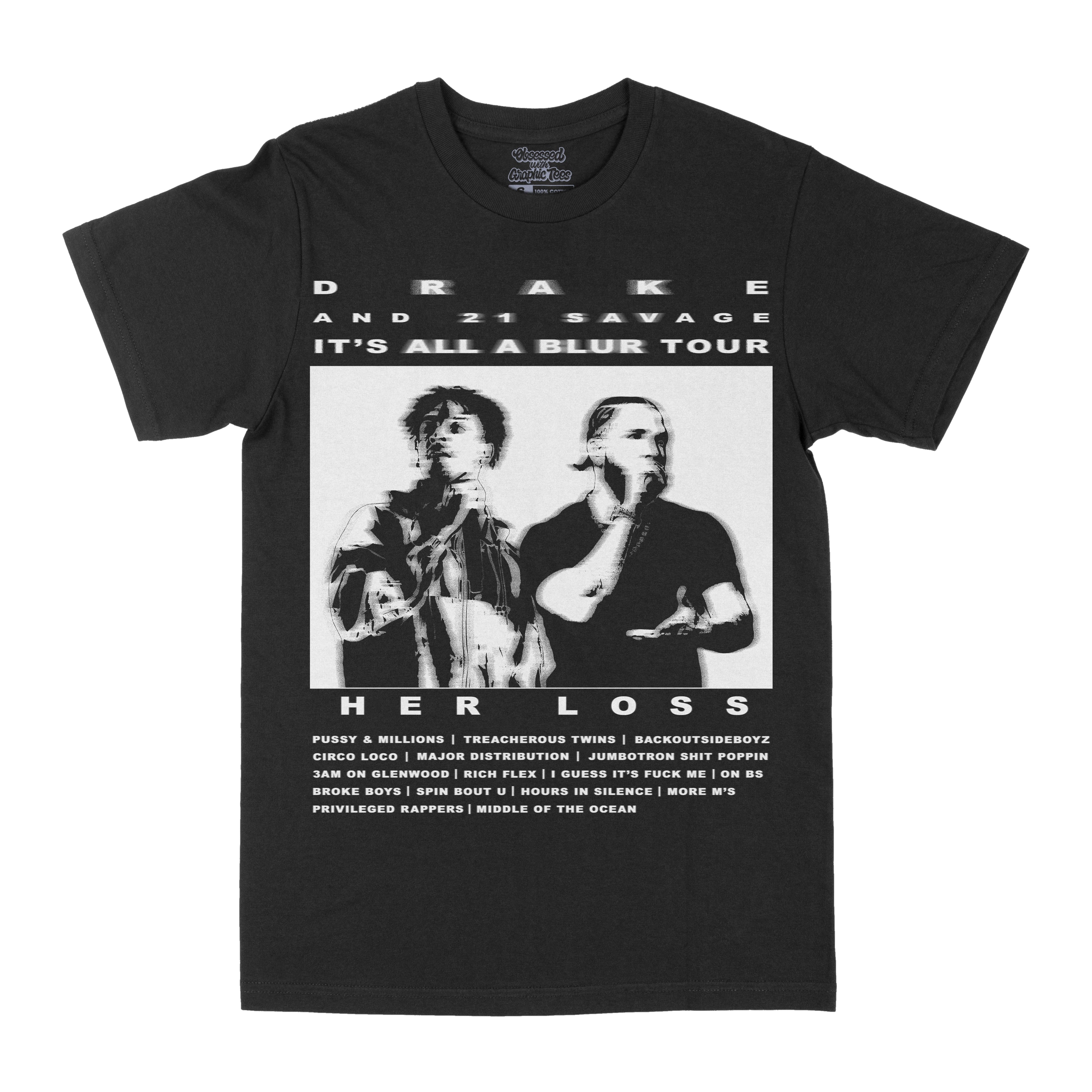 Drake/21 Savage It's All A Blur Tour Graphic Tee
