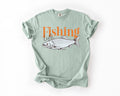 Fishing Life Boat Lake Sea Camping Outdoor Nature Travel Adventure Comfort Colors Tee