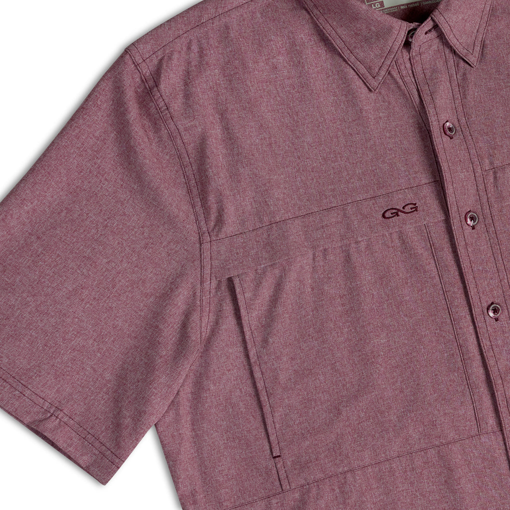 Maroon MicroTek Shirt