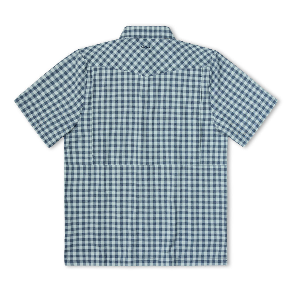 Deep Water Pearl Snap Shirt