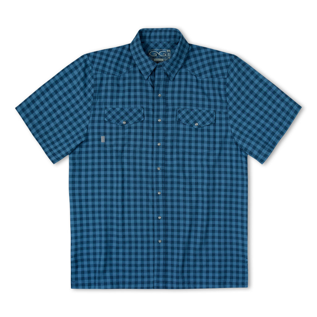 Slate Pearl Snap Shirt