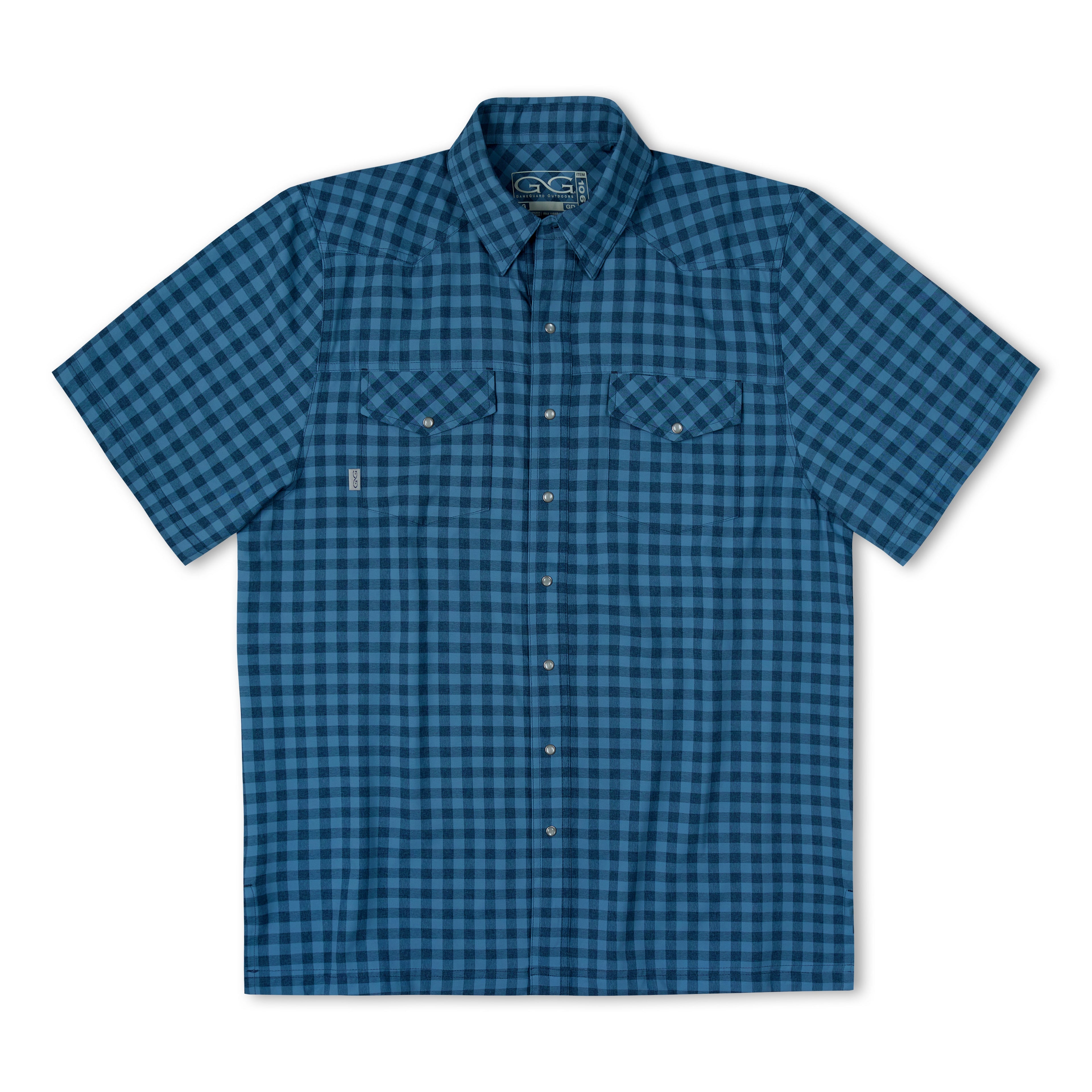 Slate Pearl Snap Shirt