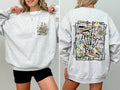 Good Energy Is Contagious Skeleton Butterfly Spirit Art Eternal Vibe Design Edition Sweatshirt