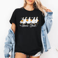 Goose Sheet Halloween Trick Or Treat Scene With Whimsical Ghosts And Harvest Moon Graphic Tee