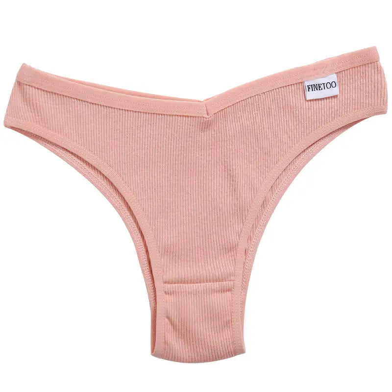 3Pcs/Set Cotton Women Briefs Sexy Low Rise Panties Female Seamless Underwear Breathable Underpants Girls M-XL Intimates Lingerie