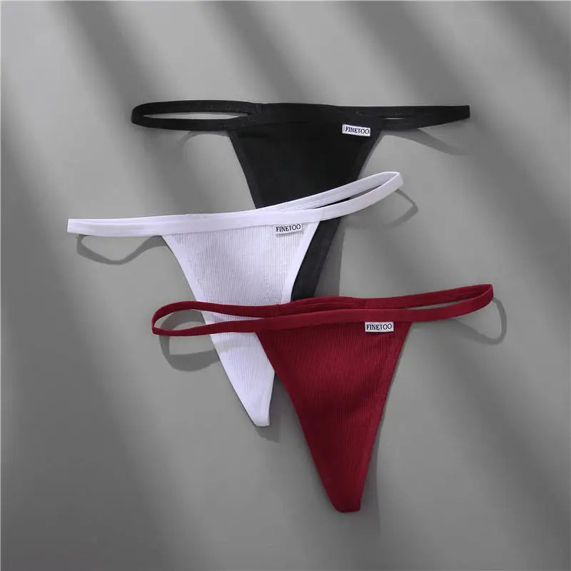 Cotton Panties for Sexy Women Low Rise G-String Female T-Back Thongs Underwear Ladies Breathable Briefs Girl Intimates Lingerie