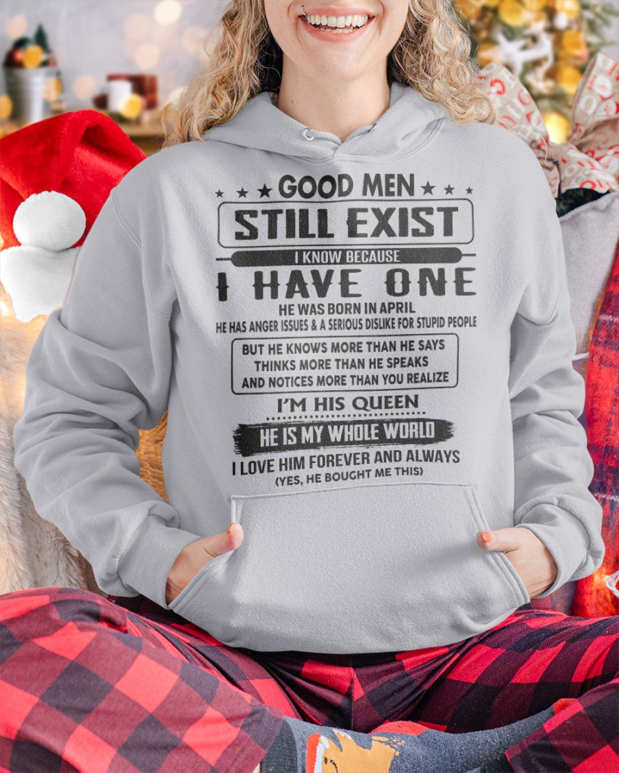April - Good men Still Exist - gift for your girlfriend, wife from Husband - NGHL04 (SKU-GM-04)
