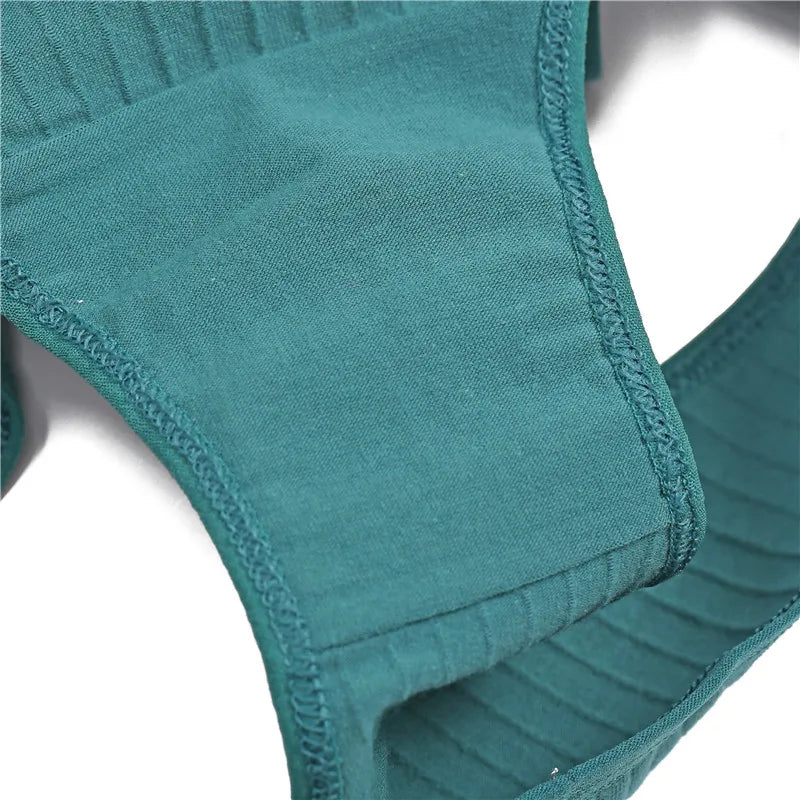 FINETOO Women Cotton Briefs Panties Female Sexy Low Waist Underwear M-XL Breathable Panty Girls Comfortable Intimates Lingerie