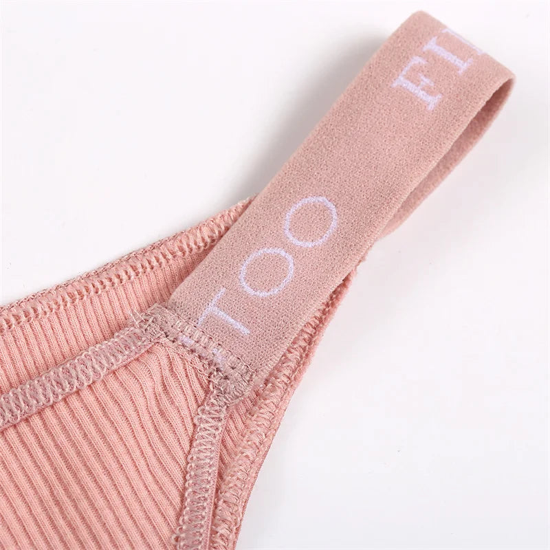 Sexy Low Rise Cotton Panties for Women Female Briefs Pantys Ladies  Letter Belt Underwear Girls M-XL Intimates Lingerie FINETOO