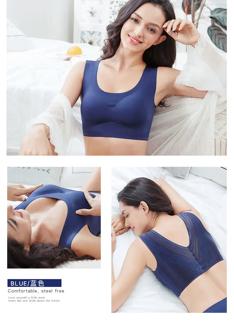Women's Underwear Women Sexy Bra Large Big Size 5XL 7XL 95D 52D Intimate Sexy Woman Hot Bra Soft Comfortable Sleep Active Bras