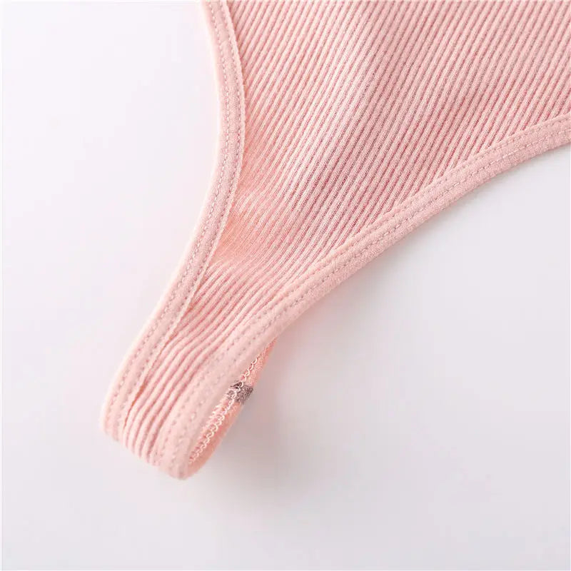 FINETOO Women's Cotton Panties Ladies Sexy V Waist Brazilian Underwear Female T-Back Briefs Panty M-XL Girls Intimates Lingerie