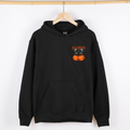 Halloween Jack-o-Lanterns Cherry Coquette Cute Adorable Seasonal Pocket Graphic Hoodie