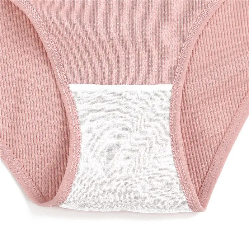3PCS M-2XL Women Cotton Panties Briefs Female Sexy V Wasit Underwear Ladies Underpants Pantys Girls Plus Size Intimates Lingerie