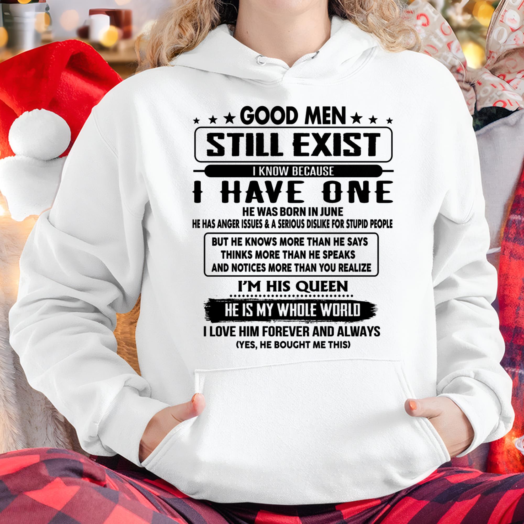 June - Good men Still Exist - gift for your girlfriend, wife from Husband - NGHL06 (SKU-GM-06)