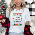 I Don't Know Margo Ugly Christmas Vacation Griswold Iconic Holiday Quote Graphic Tee