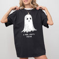 I Feel Empty Inside Ghost Halloween Witch Skeleton Spooky Haunted Comfort Colors Tee