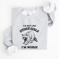 I'm Not Like Other Girls Raccoon Meme Humor Graphic Premium Limited Edition Sweatshirt