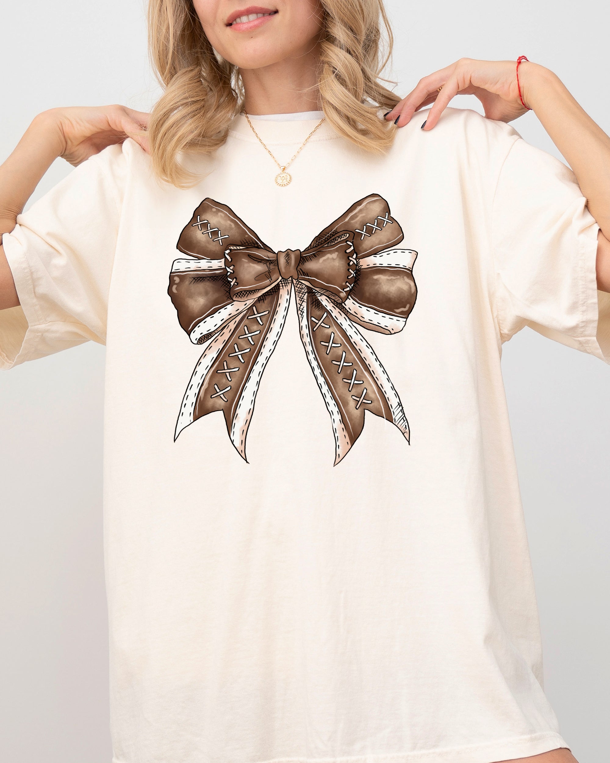 Vintage Bow Ribbon Western Witch Aesthetic Meme Halloween Costume Comfort Colors Tee