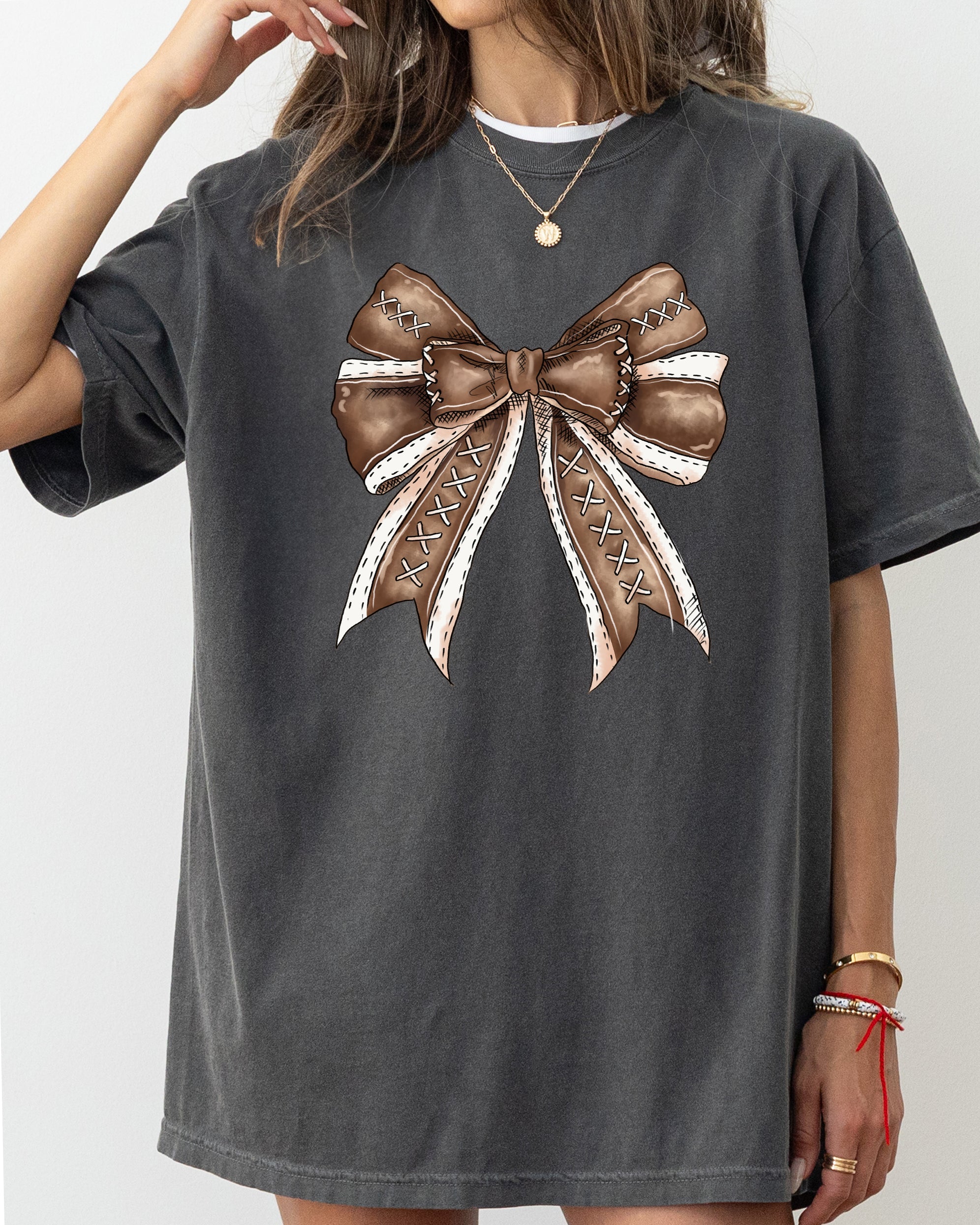 Vintage Bow Ribbon Western Witch Aesthetic Meme Halloween Costume Comfort Colors Tee