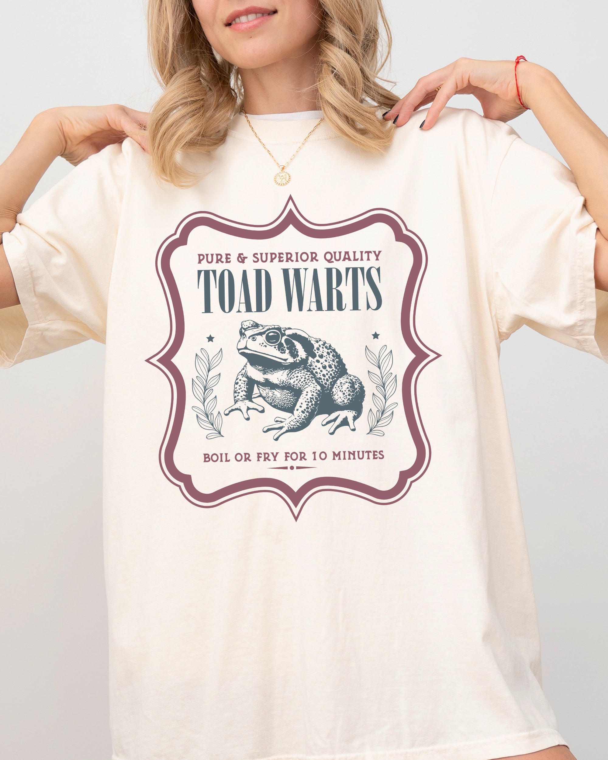 Toad Vintage Western Witch Aesthetic Meme Halloween Costume Edition Comfort Colors Tee