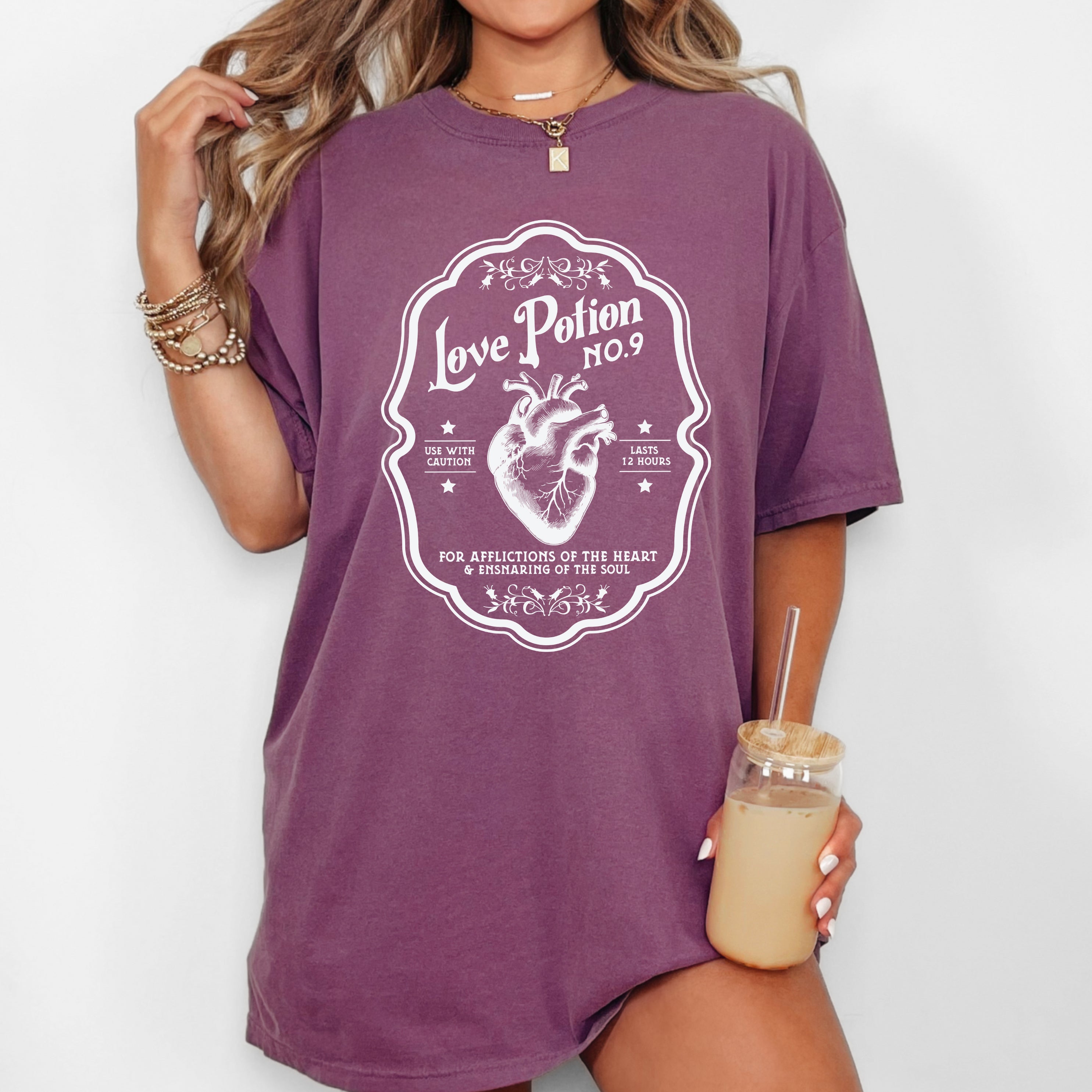 Love Potion Vintage Western Witch Meme Halloween Costume Limited Edition Comfort Colors Tee