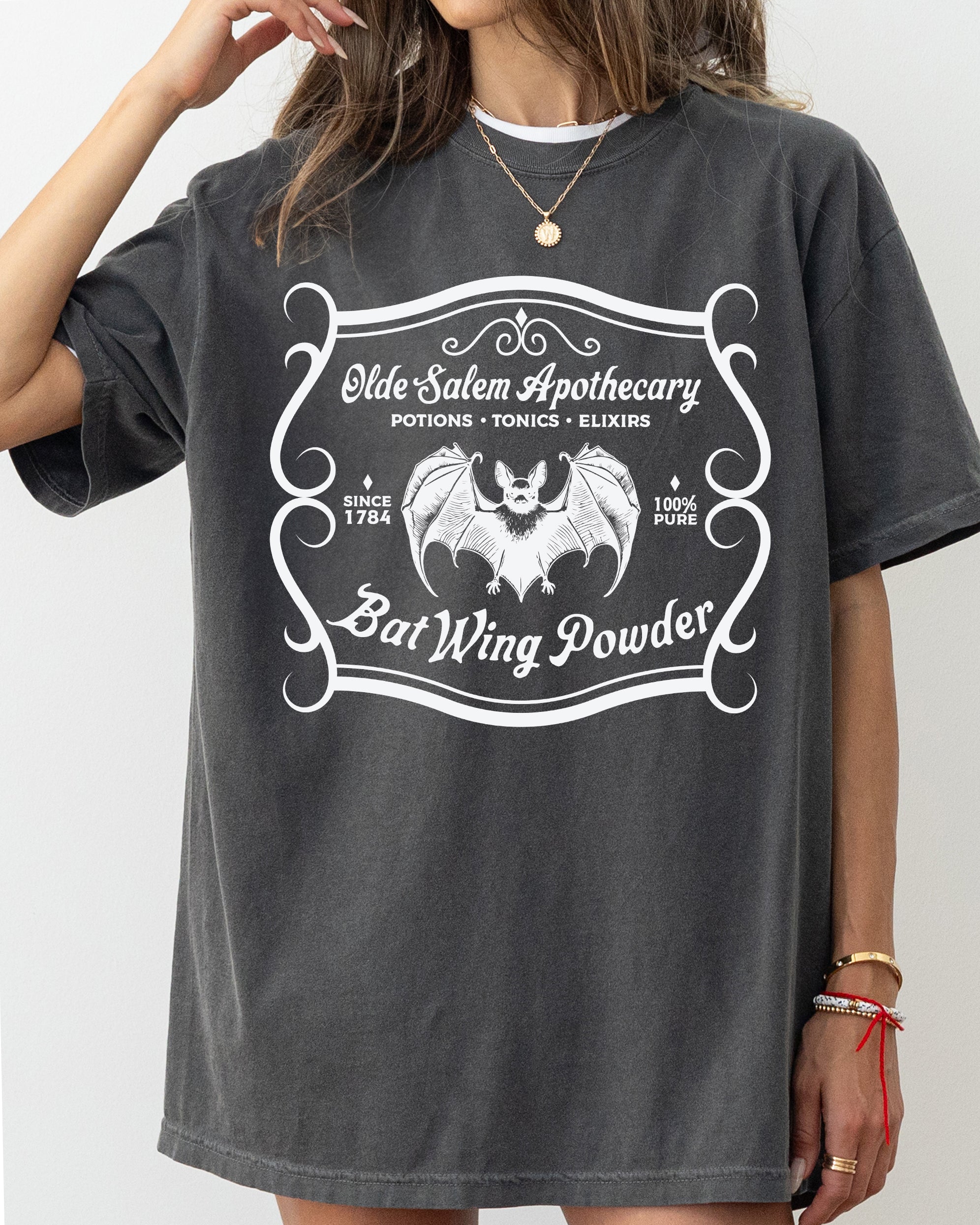 Olde Salem Apothecary Vintage Western Witch Halloween Meme Collection Comfort Colors Tee