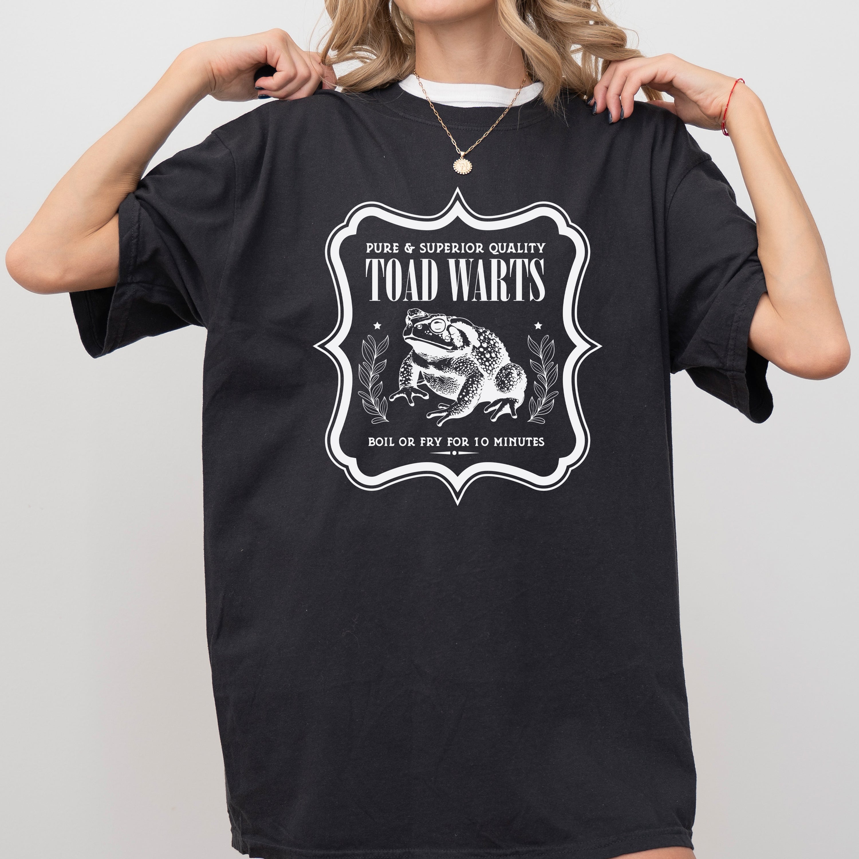Toad Vintage Western Witch Aesthetic Meme Halloween Costume Edition Comfort Colors Tee
