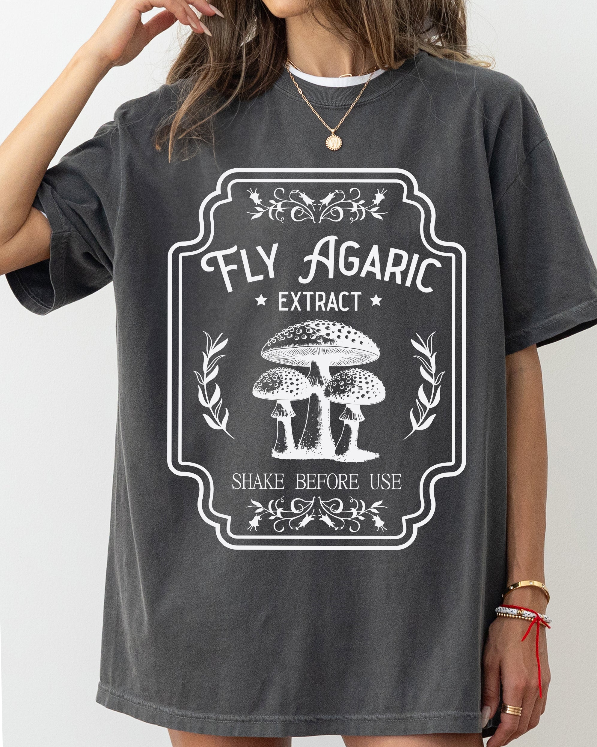 Fly Agaric Vintage Mushroom Western Witch Halloween Meme Costume Comfort Colors Tee