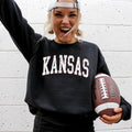 Kansas Football Game Day Tailgate Party Touchdown University College State Sweatshirt