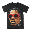 Lil Baby "Big Face Red Shades" Graphic Tee