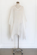 Cotton/Silk Kaftan V Neck 34"