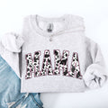 Mama Cow Print Western Vintage Country Farm Cowboy Cowgirl Rustic Cozy Graphic Sweatshirt