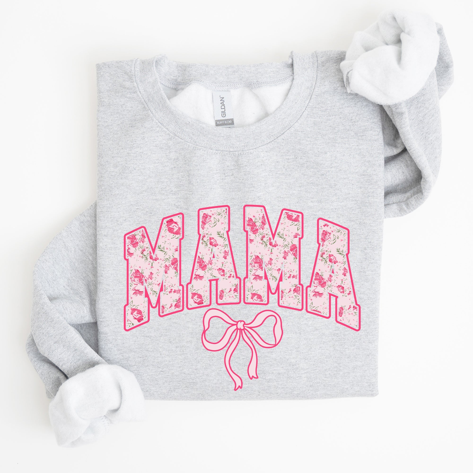 Mama Coquette Pink Bows Trend Girly Soft Girl Era Capsule Edition Line Sweatshirt