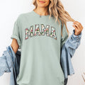 Mama Floral Chinoiserie Coquette Varsity Mother's Day Timeless Script Comfort Colors Tee