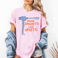 More Spaghetti, Less Upsetti A Playful Pasta Pun For Your Wardrobe Comfort Colors Tee