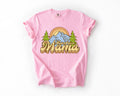 Mountain Mama Adventure Boat Lake Life Camping Outdoor Nature Travel Comfort Colors Tee