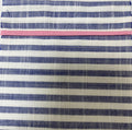 Shawl Collar Striped Boyfriend Shirt
