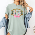 Nutcracker Christmas Ballet Sugar Plum Fairy Noel Santa Winter Ballerina Xmas Bow Comfort Colors Tee