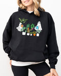 Plant Lover Ghost Skeleton Spooky Funny Witch Aesthetic Meme Halloween Costume Hoodie