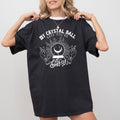 Crystal Ball Skeleton Funny Pumpkin Spooky Witch Aesthetic Meme Halloween Costume Comfort Colors Tee