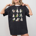 Mini Ghosts Plant Lover Skeleton Coffin Pumpkin Spooky Witch Meme Halloween Costume Comfort Colors Tee