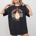 Creep It Real Retro Ghost Skeleton Funny Spooky Witch Aesthetic Meme Halloween Costume Comfort Colors Tee