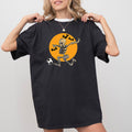 Football Player Skeleton Ghost Farm Witch Skull Meme Halloween Costume Comfort Colors Tee