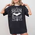 Salem Medicines Spooky Skeleton Ghost Witch Skull Halloween Costume Comfort Colors Tee