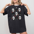 Masks and Bows Ghost Spooky Skeleton Witch Halloween Meme Costume Comfort Colors Tee